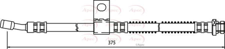 Apec HOS3651 Brake Hose - 1