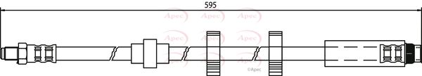 Apec HOS3655 Brake Hose - 1