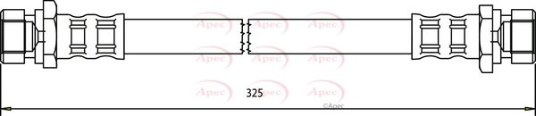 Apec HOS3664 Brake Hose - 1