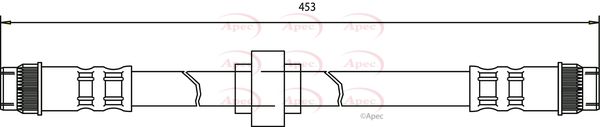 Apec HOS3666 Brake Hose - 1