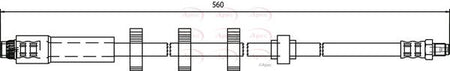 Apec HOS3668 Brake Hose - 1