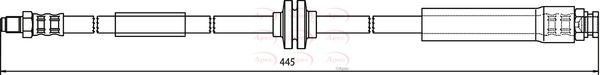 Apec HOS3670 Brake Hose - 1