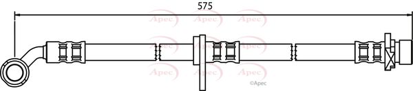Apec HOS3671 Brake Hose - 1