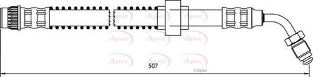 Apec HOS3672 Brake Hose - 1