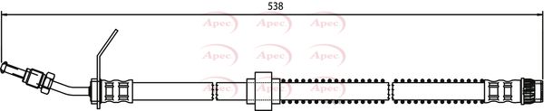 Apec HOS3673 Brake Hose - 1