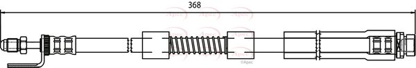 Apec HOS3678 Brake Hose - 1