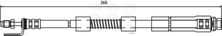 Apec HOS3678 Brake Hose - 1