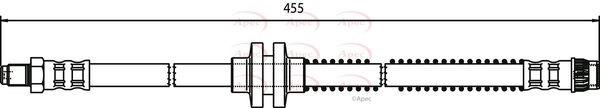 Apec HOS3681 Brake Hose - 1