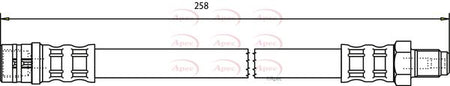 Apec HOS3687 Brake Hose - 1