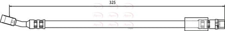 Apec HOS3690 Brake Hose - 1