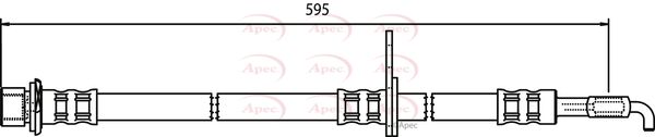 Apec HOS3694 Brake Hose - 1