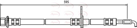 Apec HOS3694 Brake Hose - 1
