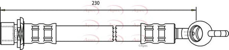 Apec HOS3695 Brake Hose - 1