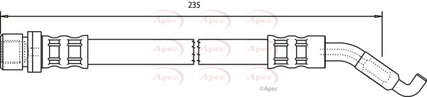 Apec HOS3697 Brake Hose - 1