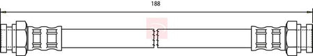 Apec HOS3698 Brake Hose - 1