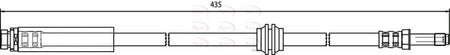 Apec HOS3705 Brake Hose - 1