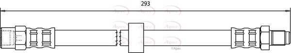 Apec HOS3706 Brake Hose - 1
