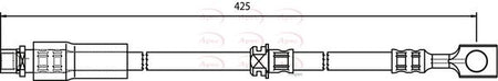 Apec HOS3710 Brake Hose - 1