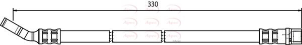 Apec HOS3712 Brake Hose - 1