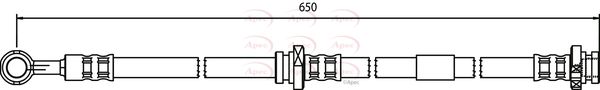 Apec HOS3714 Brake Hose - 1