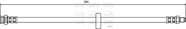 Apec HOS3719 Brake Hose - 1