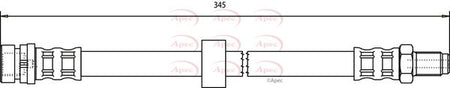 Apec HOS3727 Brake Hose - 1