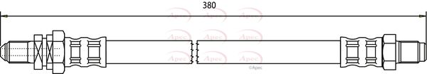 Apec HOS3735 Brake Hose - 1