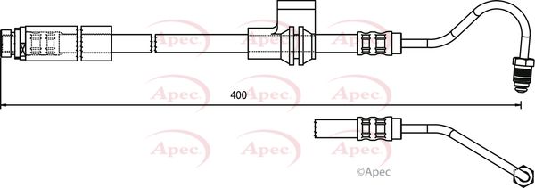 Apec HOS3737 Brake Hose - 1