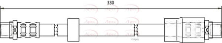 Apec HOS3752 Brake Hose - 1