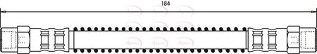Apec HOS3761 Brake Hose - 1