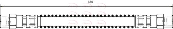 Apec HOS3761 Brake Hose - 1