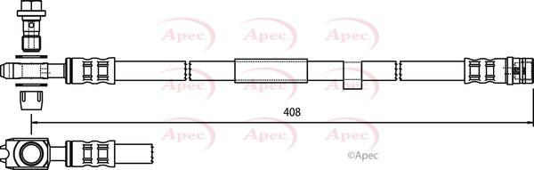 Apec HOS3762 Brake Hose - 1