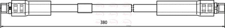 Apec HOS3763 Brake Hose - 1
