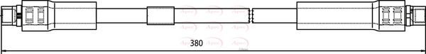 Apec HOS3763 Brake Hose - 1