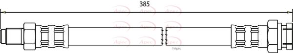 Apec HOS3767 Brake Hose - 1