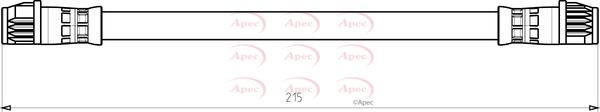 Apec HOS3784 Brake Hose - 1