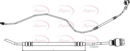 Apec HOS3791 Brake Hose - 1