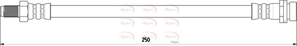 Apec HOS3795 Brake Hose - 1