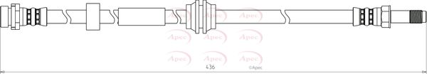 Apec HOS3796 Brake Hose - 1