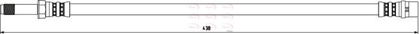Apec HOS3801 Brake Hose - 1