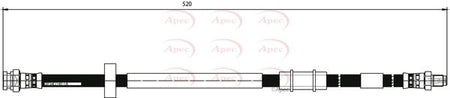 Apec HOS3809 Brake Hose - 1