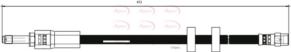 Apec HOS3810 Brake Hose - 1