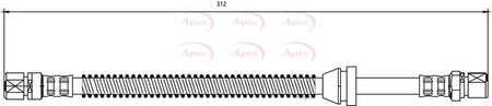 Apec HOS3813 Brake Hose - 1