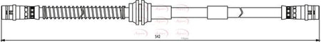 Apec HOS3815 Brake Hose - 1