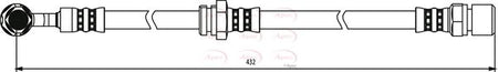 Apec HOS3817 Brake Hose - 1