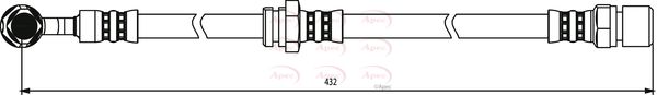 Apec HOS3817 Brake Hose - 1