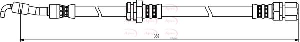 Apec HOS3819 Brake Hose - 1