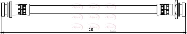Apec HOS3821 Brake Hose - 1