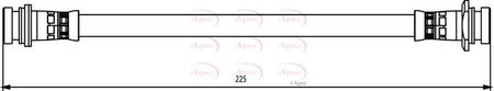 Apec HOS3821 Brake Hose - 1