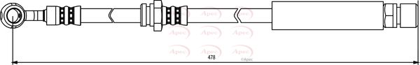 Apec HOS3824 Brake Hose - 1